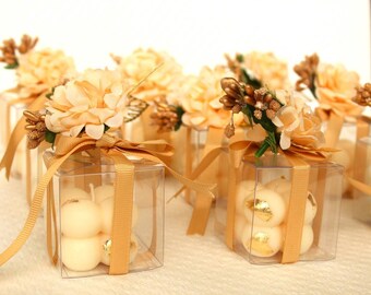 Soy wax candle favors 20 pieces, wedding favors , Baptism Favors, personalized candle , Mini Bubble candles