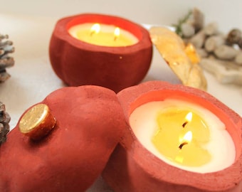 Pumpkin Halloween Candle