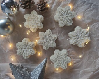 Snow Flakes, Christmas Collection, collection de 4 bougies