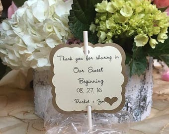 How to make cake pop labels