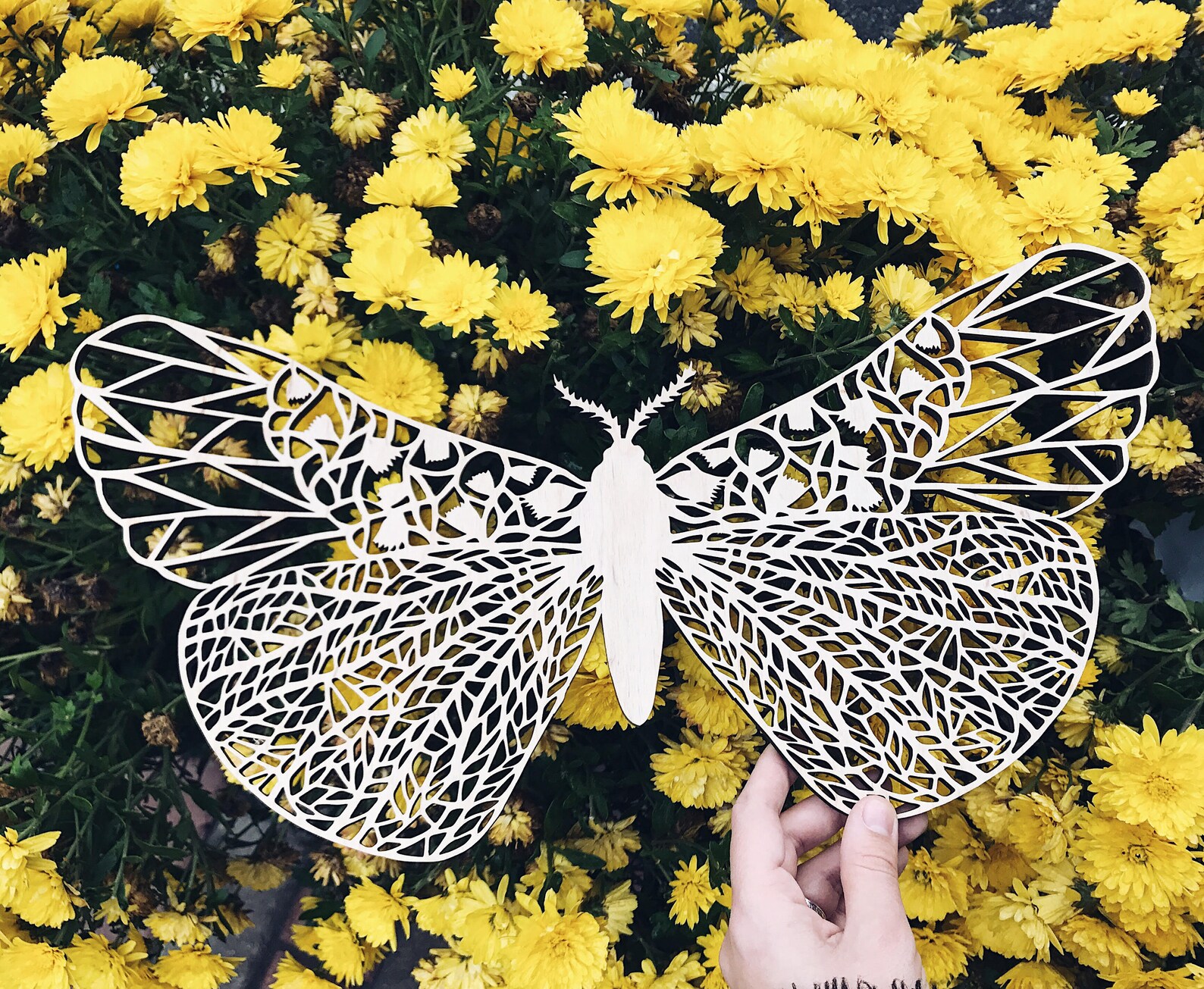 Plywood art work. Wall hanging art decor made of plywood. The Etsy