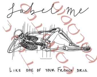 Skeletal System Coloring Page: Label Me Like One of Your French Girls