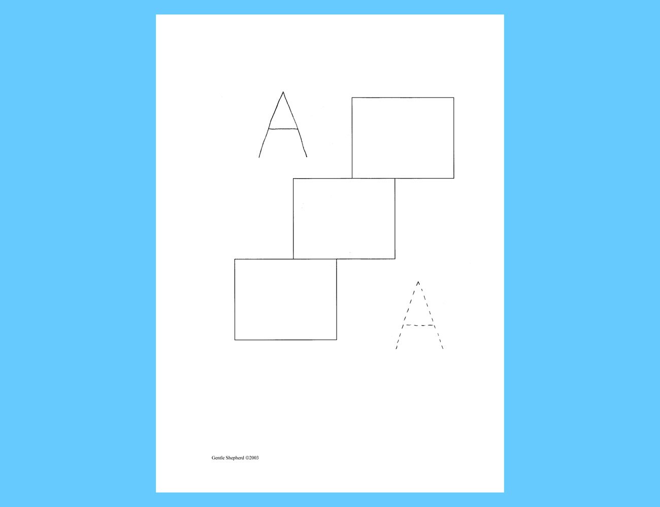 Penmanship Printable for Preschool – Easy Peasy Penmanship -- Beginning ...