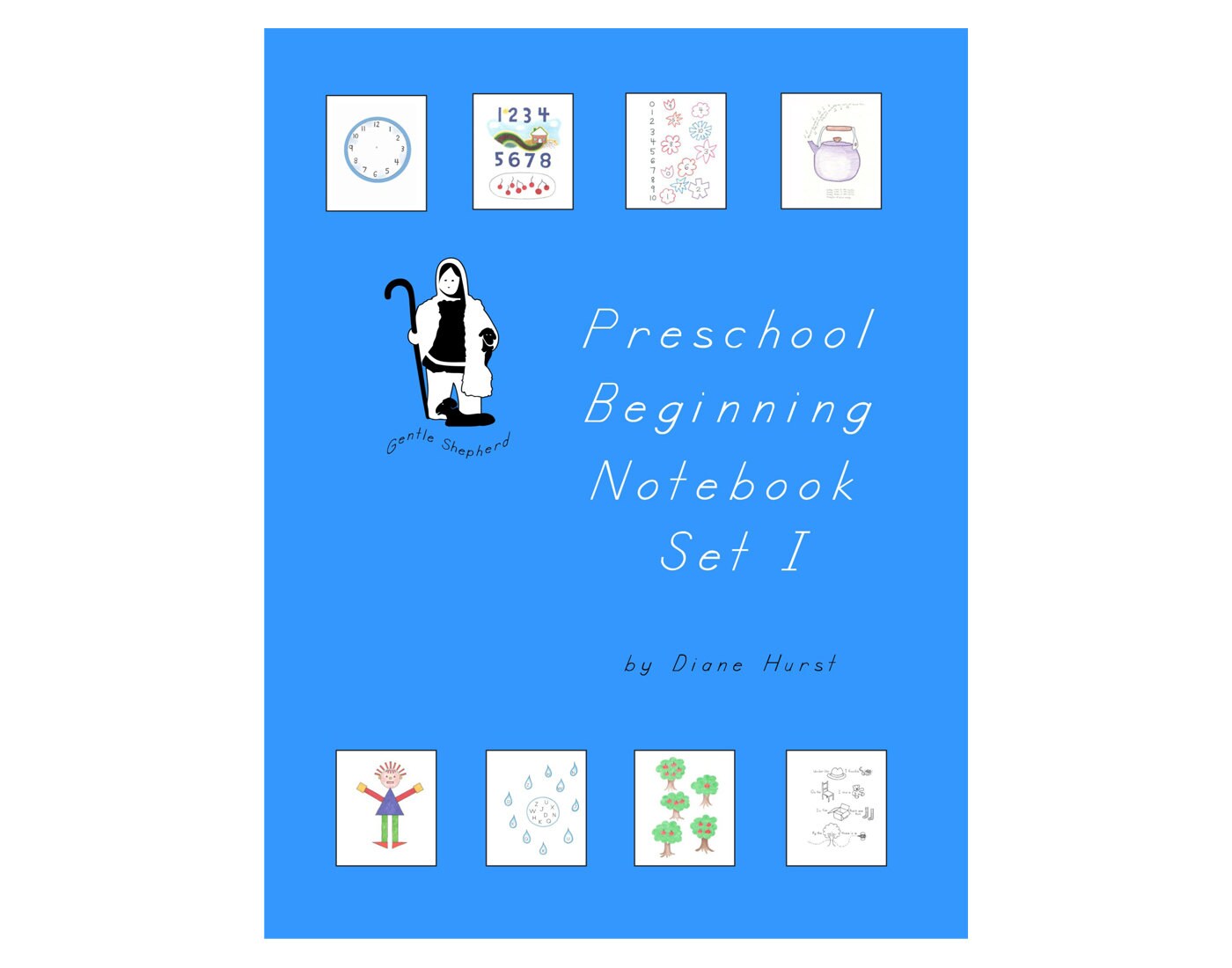 Preschool Learning Printable Pages -- Preschool Beginning Notebook Set I -- a Fun, Easy Learning ...