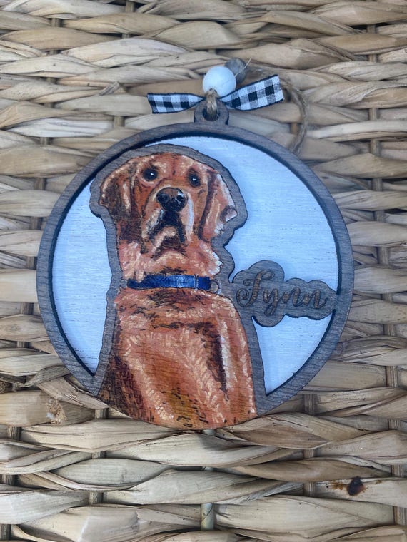 Hand Painted Custom Pet Ornament