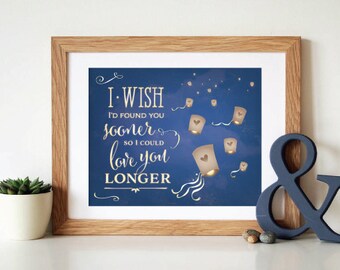 Desea un papel linterna tipografía linterna China lámina - recién casados perfecto regalo o para la boda, ducha, compromiso, nuevos propietarios de vivienda