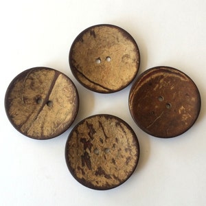Large Wooden Buttons 5cm, Giant Wooden Buttons, Natural Wood Buttons, Large  Coat Buttons, 2 Inch Buttons, 50mm Buttons, UK Sewing Supplies 
