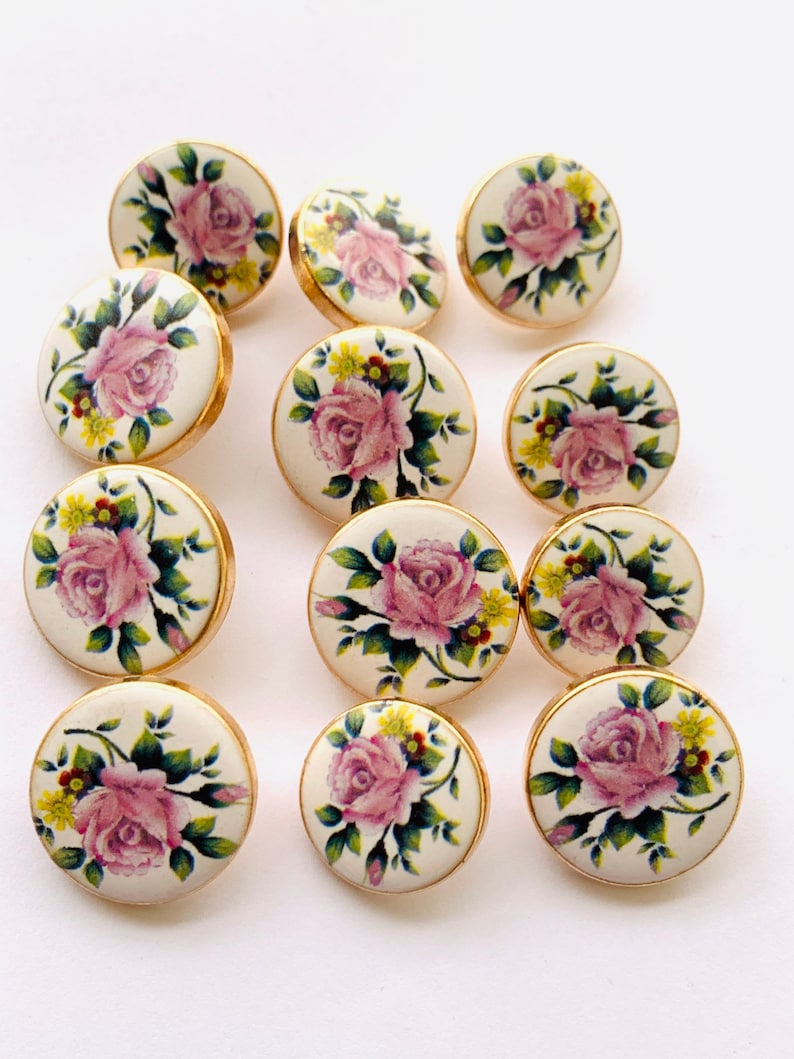Suit Buttons Sherwani Buttons Buttons Downhole Blazer Buttons 12Pcs Golden Polish Printed Metal Buttons-Coat Buttons Sherwani Buttons