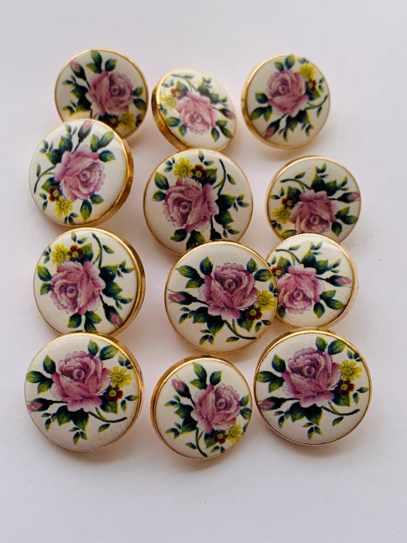 Suit Buttons Sherwani Buttons Buttons Downhole Blazer Buttons 12Pcs Golden Polish Printed Metal Buttons-Coat Buttons Sherwani Buttons