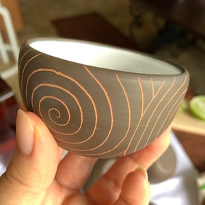 3.5 oz Tequila Tasting Copitas, Stoneware Tequila Cups, if you like Mezcal copitas are for you, Mezcal Jicaras set of 2