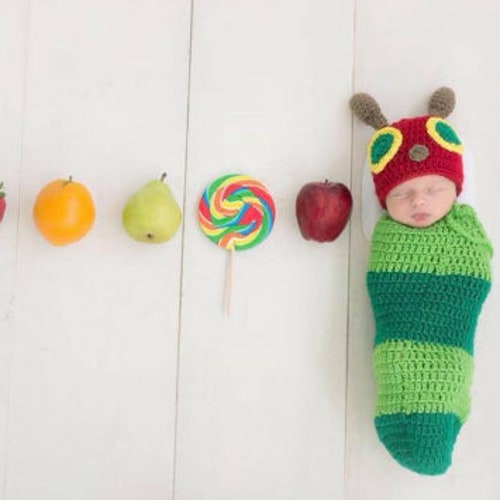 Newborn Caterpillar Halloween Costume Caterpillar Cocoon Etsy