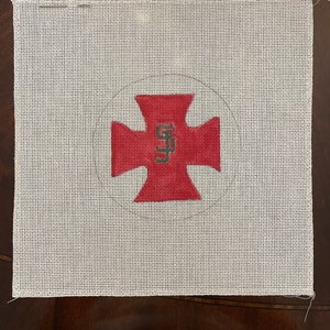 Needlepoint Ornament Kit SJ Cross
