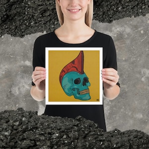 Cosmic Skull Pirate Print