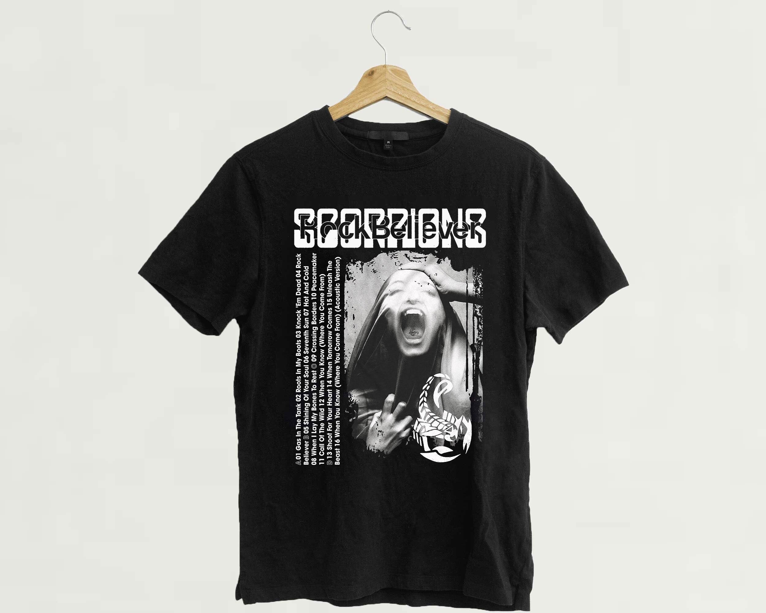 Discover Scorpions Rock Believer World Tour 2022 Scorpions Band T-Shirt