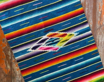 Vintage Serape Saltillo Runner