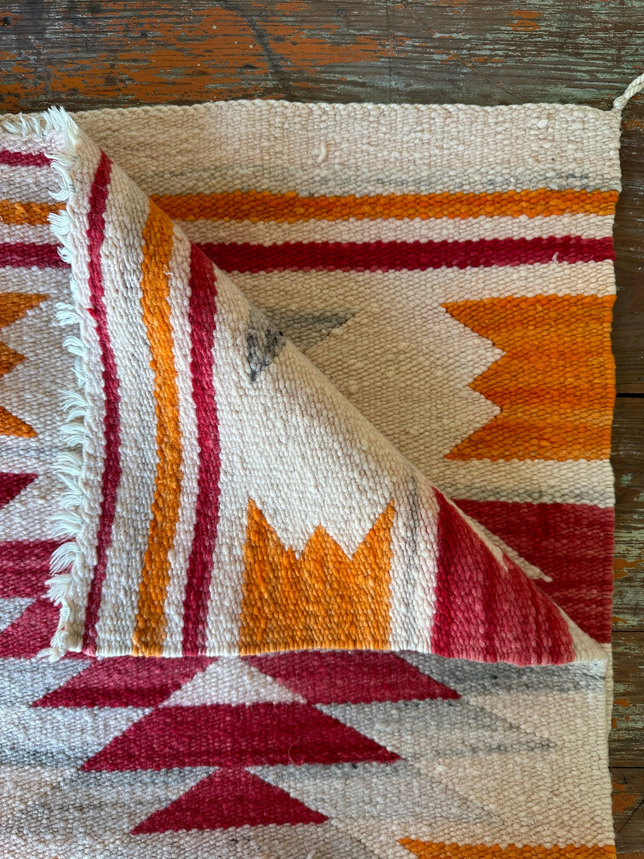 Rare Small American Indian Navajo Rug. Santa Barbara Design Center