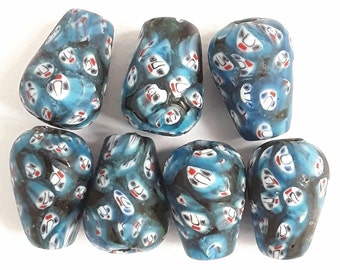 Baule Face Venetian Trade Bead Africa Loose 112731