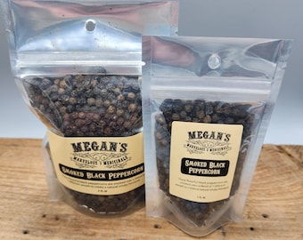 Organic Smoked Black Peppercorns – Whole Fair Trade Gourmet Pepper