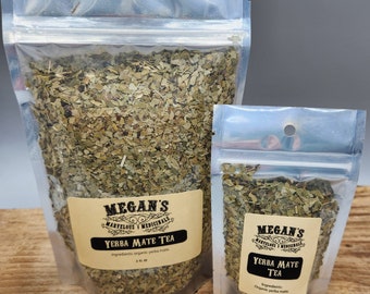 Yerba Mate Green Organic Tea,  Loose Leaf South American Mate, Natural Caffeine Tea, Hot or Iced Brew, Rich Earthy Flavor, Traditional Sip