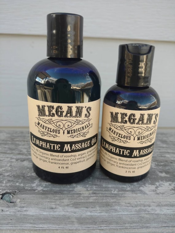 Lymphatic Massage Oil after surgery drainage clearing Etsy