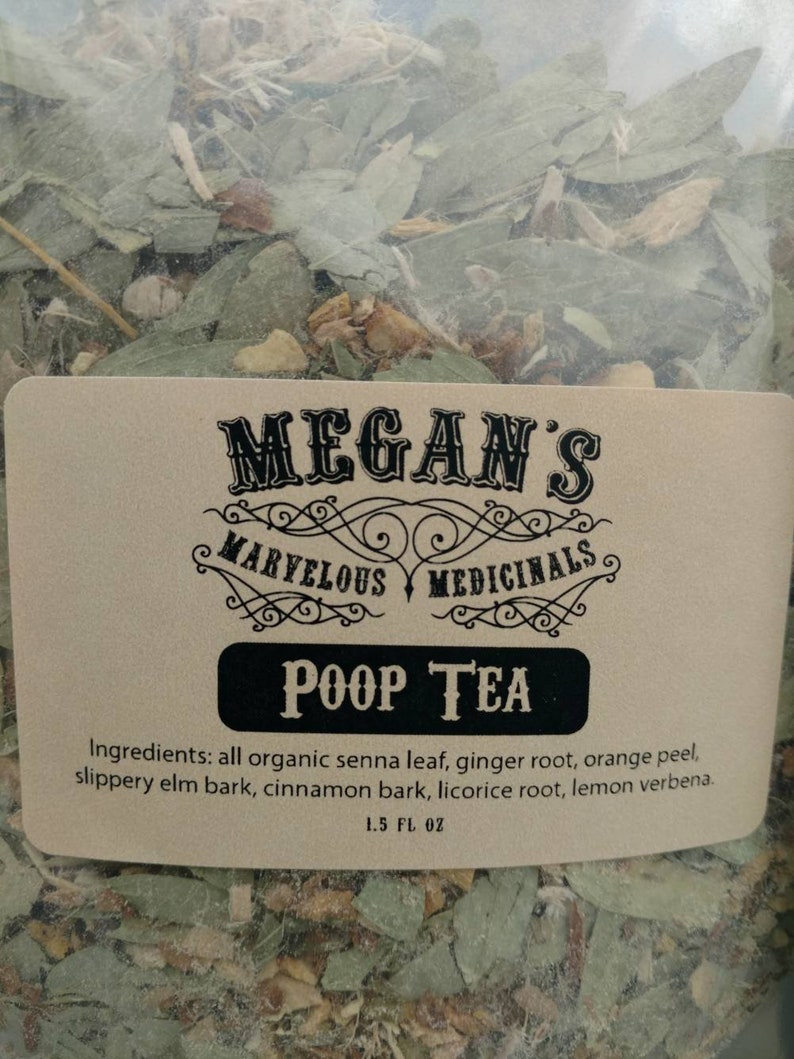Poop Tea Loose Senna Leaf Constipation Herbal Tea Etsy