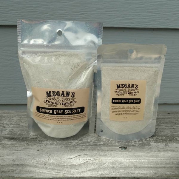 French Gray Sea Salt, Culinary Salt, Delicate, for food or cosmetic use, stunning, beautiful color, mellow flavor, pure, hand harvested