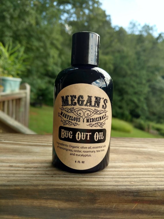 Bug Out Hair Oil Lice Treatment Essential Oils Organic Etsy