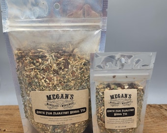 Auntie Flim Flamatory Herbal Tea  Comforting Botanical Blend for Daily Balance – Caffeine Free Loose Leaf Tea