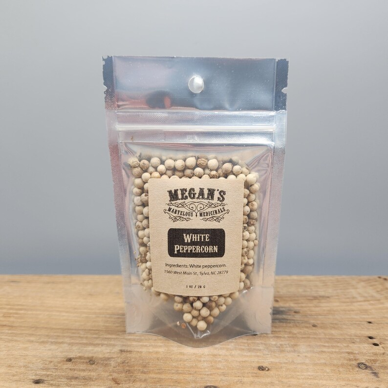 1 oz White Peppercorns