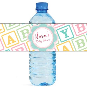 Gender Reveal Party: Little Man or Little Miss - Water Bottle Labels - –  Distinctivs