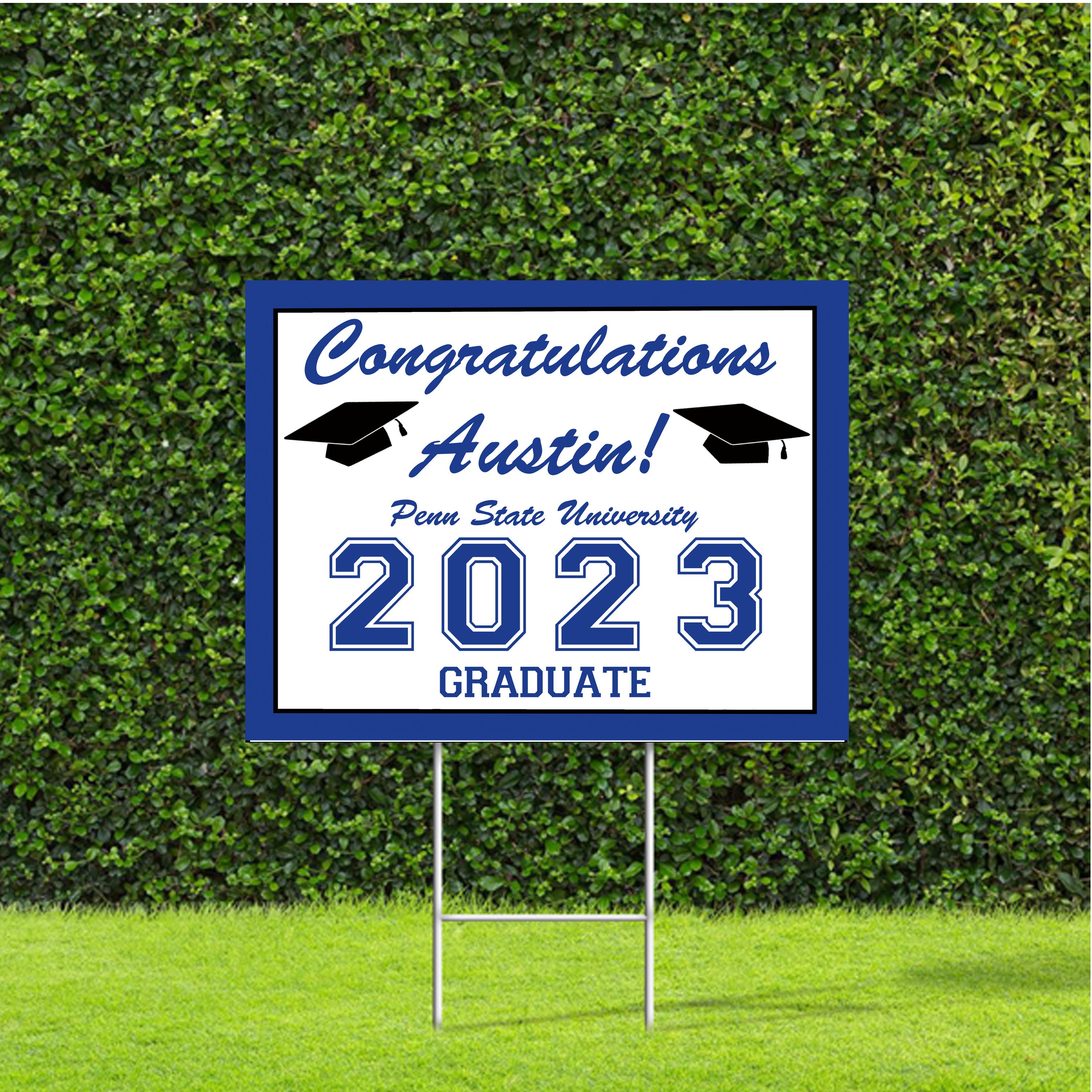 Graduation Yard Signs, class of 2023 sign perfect for your graduate