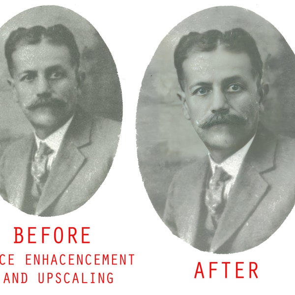 Photo Restoration and enhancement, send me your photo, and I will enhance it and send it back to you. 24 Hour turn around