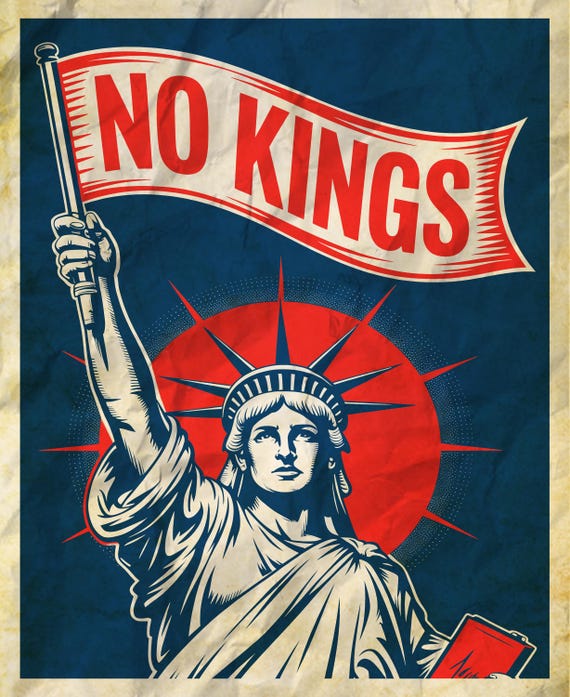 No Kings Statue of Liberty 18
