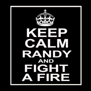 Keep Calm and FIght a Fire Customizable Wine / Beer / Liquor Bottle Label Perfect way to turn a bottle into a memorable Gift