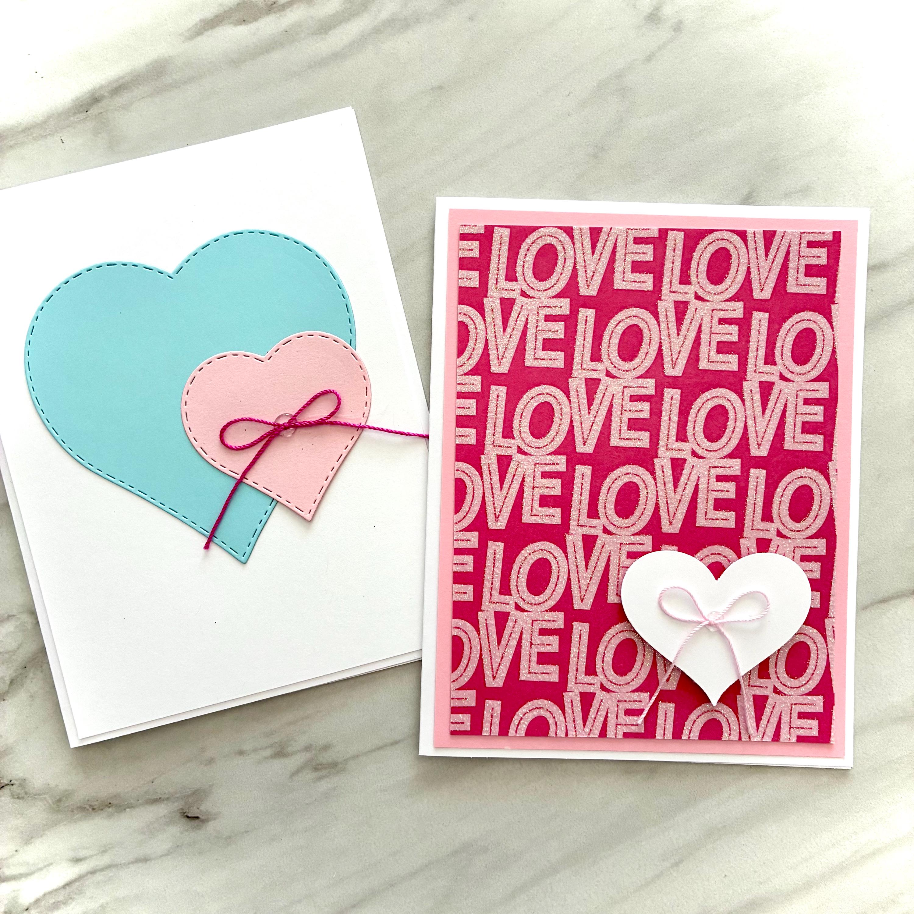 Valentine Greeting Cards. Set of 8, Assorted Love Cards - Etsy