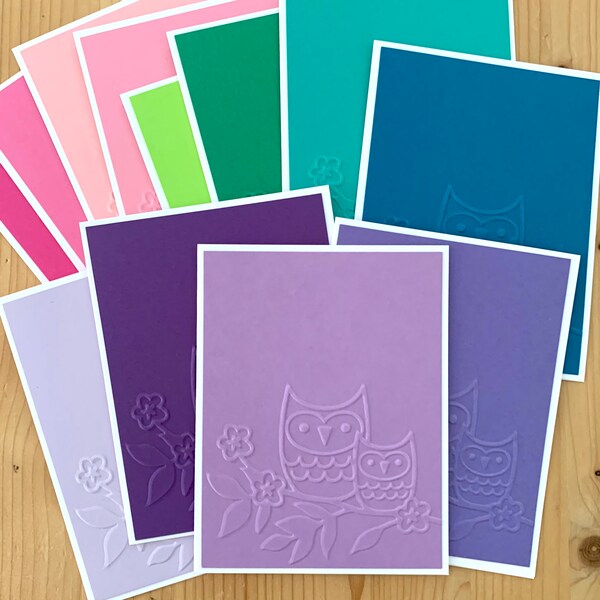 Embossed Cards Etsy