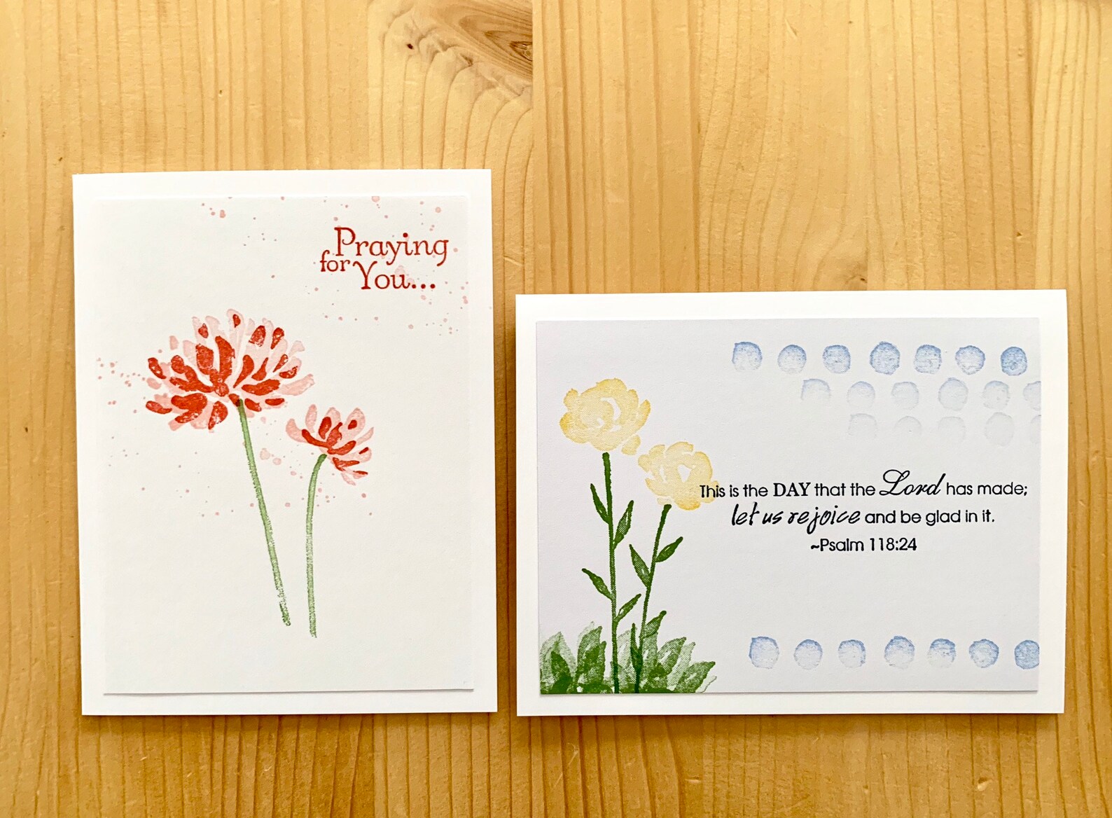 Christian Card Set. Handmade Religious Greeting Cards with Etsy