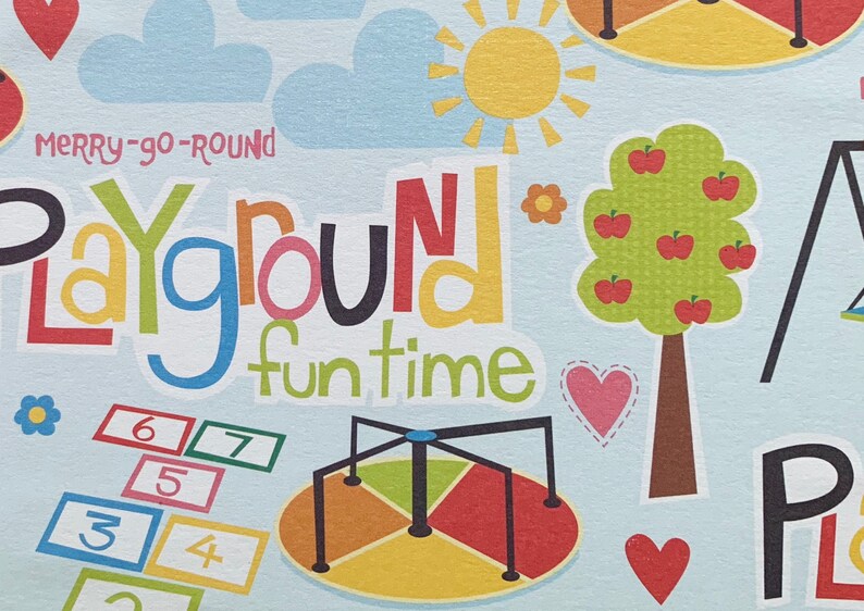 Recess Teacher Cards Park Playgroup Invitation 12ct Playground Card Set