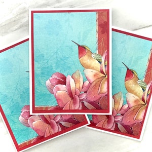 Bird Cards, Set of 3. Bird Note Cards, Blank Inside