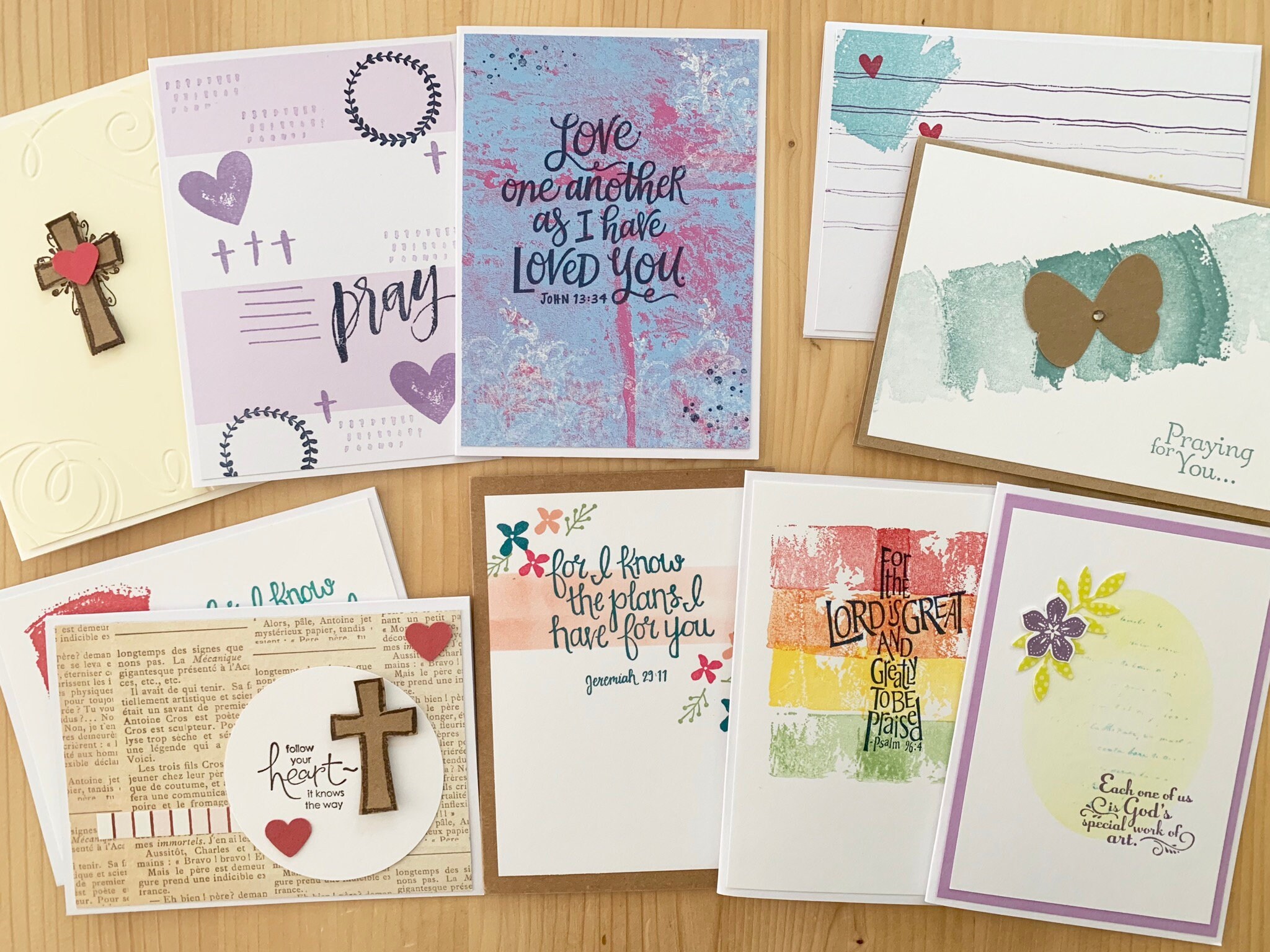 Christian Greeting Cards. Assorted Bible Verse and Religious Etsy