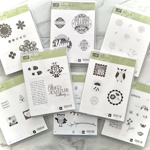 Stampin&#39;UP! stamps, Retired. NEW in Package.  Select your Set