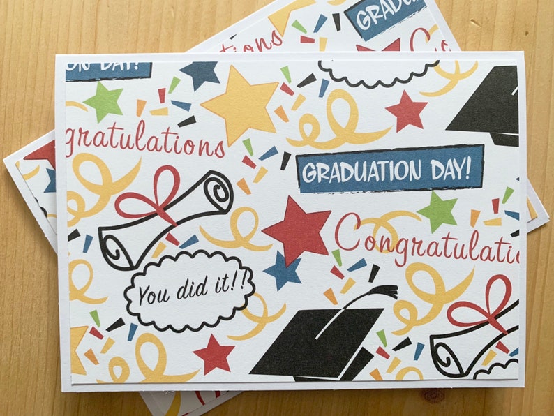 6ct Graduation Cards Congratulations Graduate Card Set