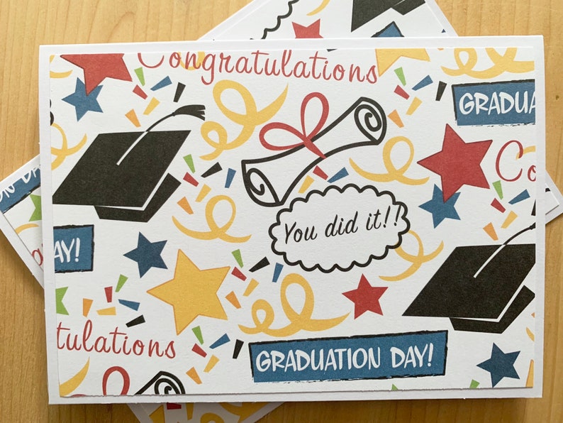 6ct Graduation Cards Congratulations Graduate Card Set