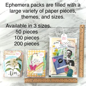 Packs are available in 3 sizes: 50 pieces, 100 pieces, or 200 pieces. Photo shows packs in each size.  The more pieces, the bigger the assortment and bigger the pack!!