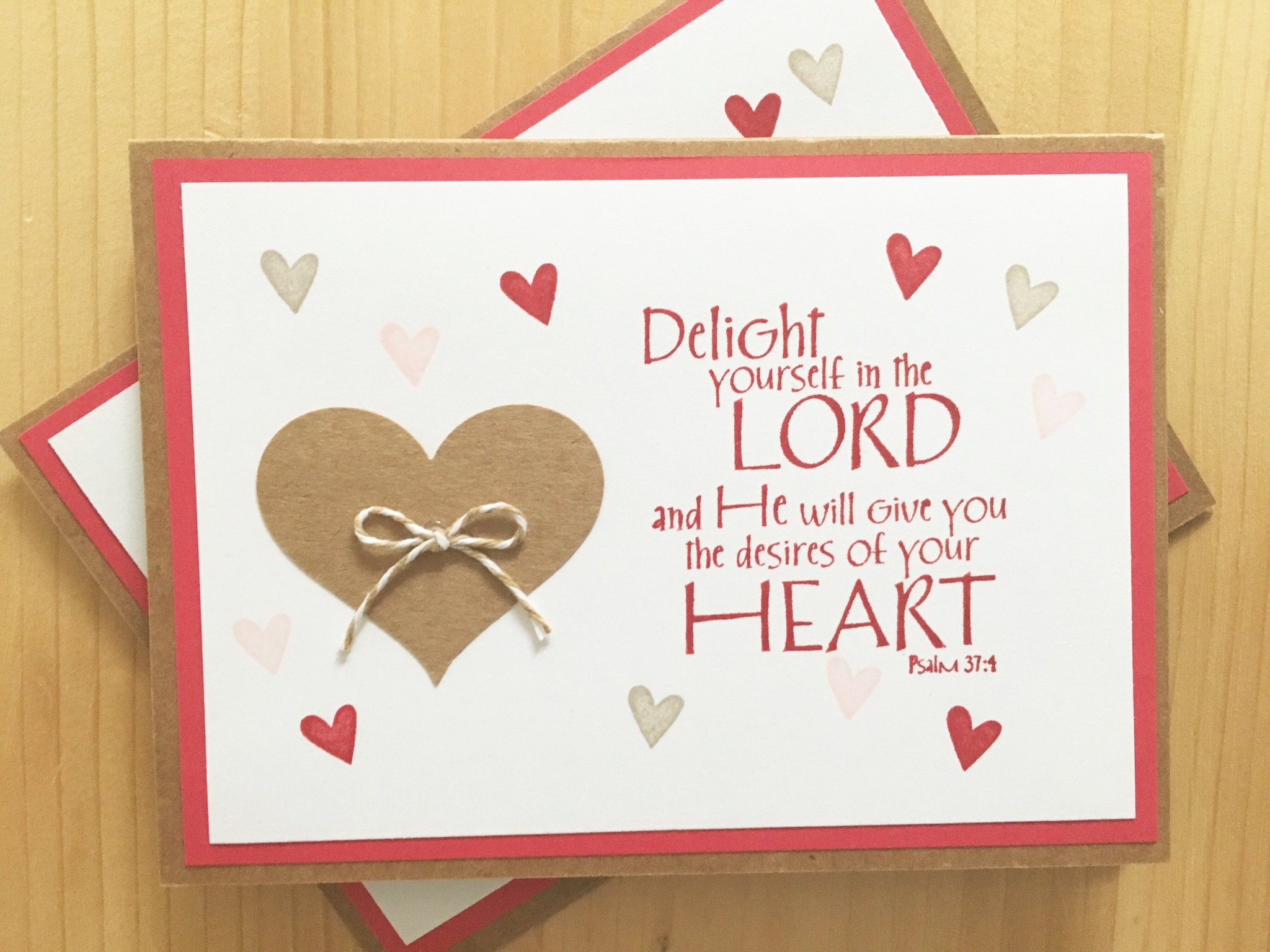 Religious Bible Verse Greeting Card. Psalm 374. Christian Etsy