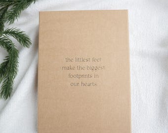 Footprint kit gold foiled Gift Box only