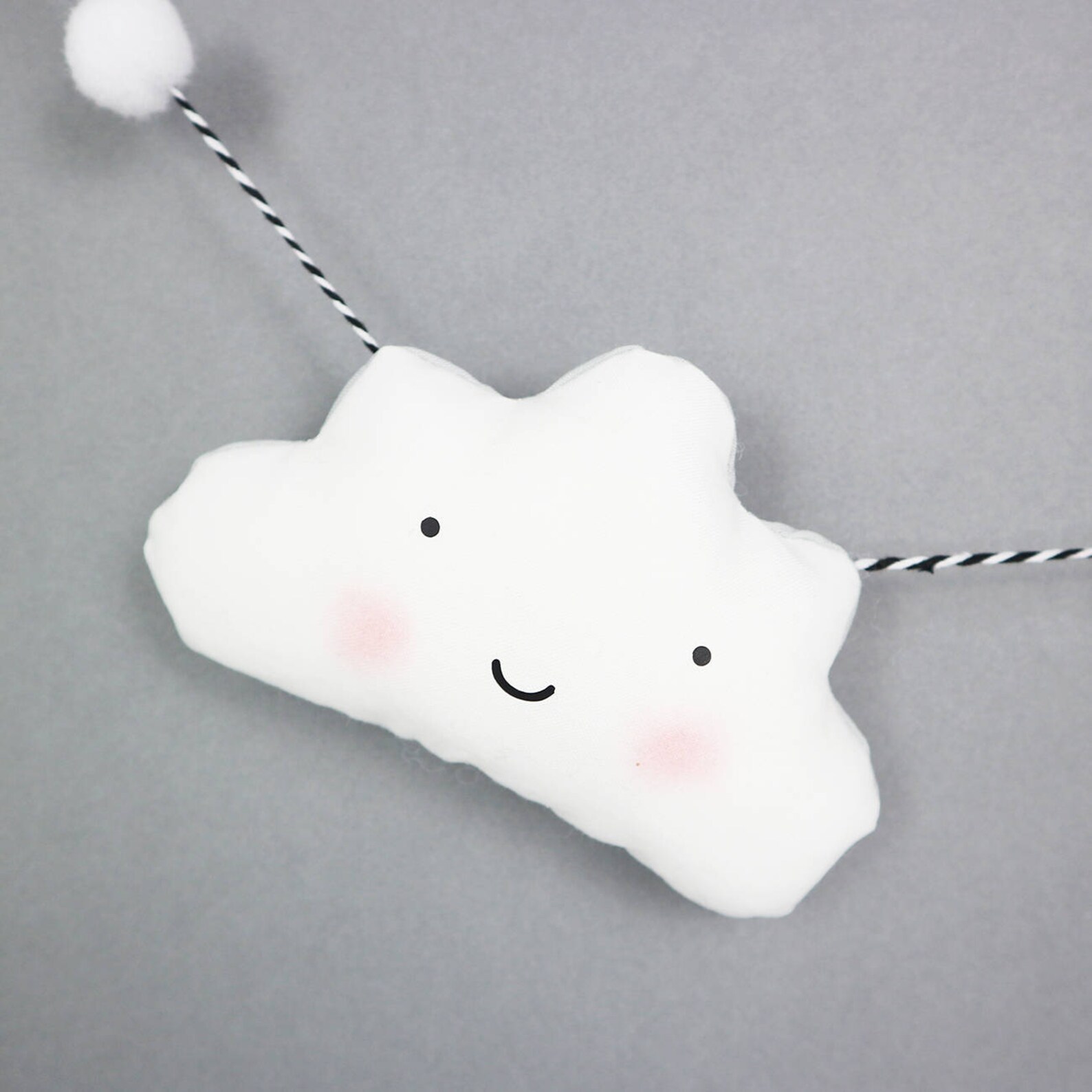 Personalised cloud name bunting baby nursery decor baby room Etsy