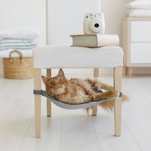 ROCKY COAST Saveplace® Minimalist Design Versatile Multi-Purpose Chair Table Cage Bench Cat Dog Small Pet Storage Hammock, 6 Sizes image 5