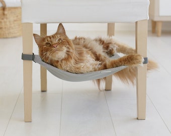 PEARL RIVER Saveplace® Diseño Minimalista Silla Multiusos Versátil Mesa Jaula Banco Gato Perro Hamaca de Almacenamiento para Mascotas Pequeñas, 6 Tamaños