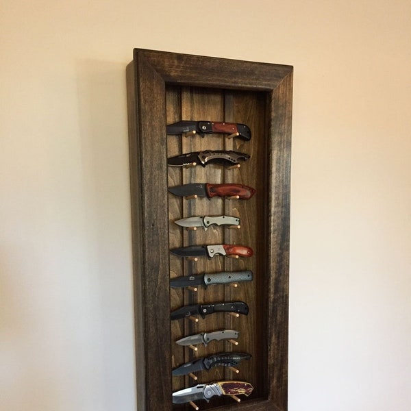 Rustic Knife Display Case